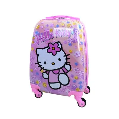 16-Inch Children'S Trolley Case Abs Pupils Cute Cartoon Trolley Case Ice Romance Boys And Girls