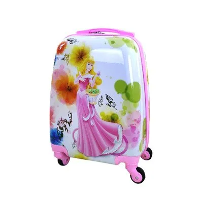 16-Inch Children'S Trolley Case Abs Pupils Cute Cartoon Trolley Case Ice Romance Boys And Girls