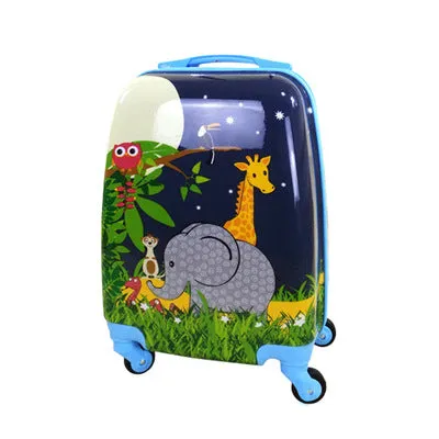 16-Inch Children'S Trolley Case Abs Pupils Cute Cartoon Trolley Case Ice Romance Boys And Girls