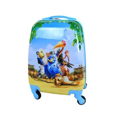 16-Inch Children'S Trolley Case Abs Pupils Cute Cartoon Trolley Case Ice Romance Boys And Girls