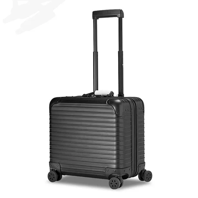 18 Inches Computer Trolley Case Business Rolling Hardside Luggage Password Boarding Case Casters