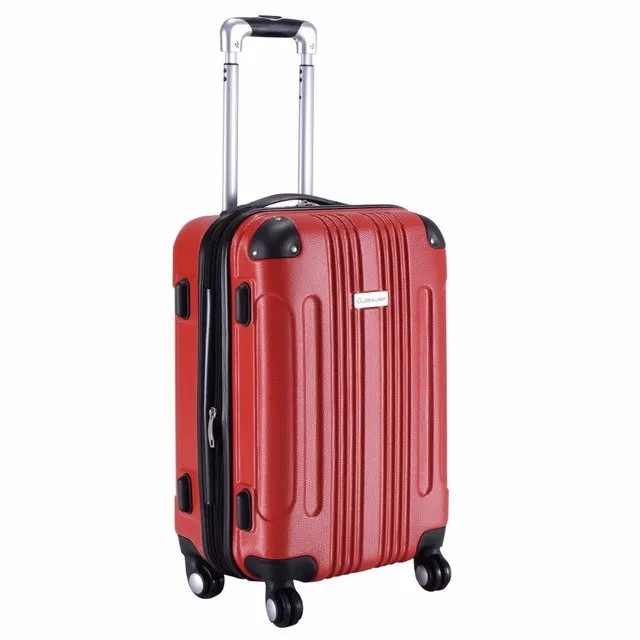 20" ABS Luggage Bag Rolling Trolley travel