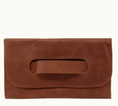 Able - Mare Handle Clutch in Whiskey