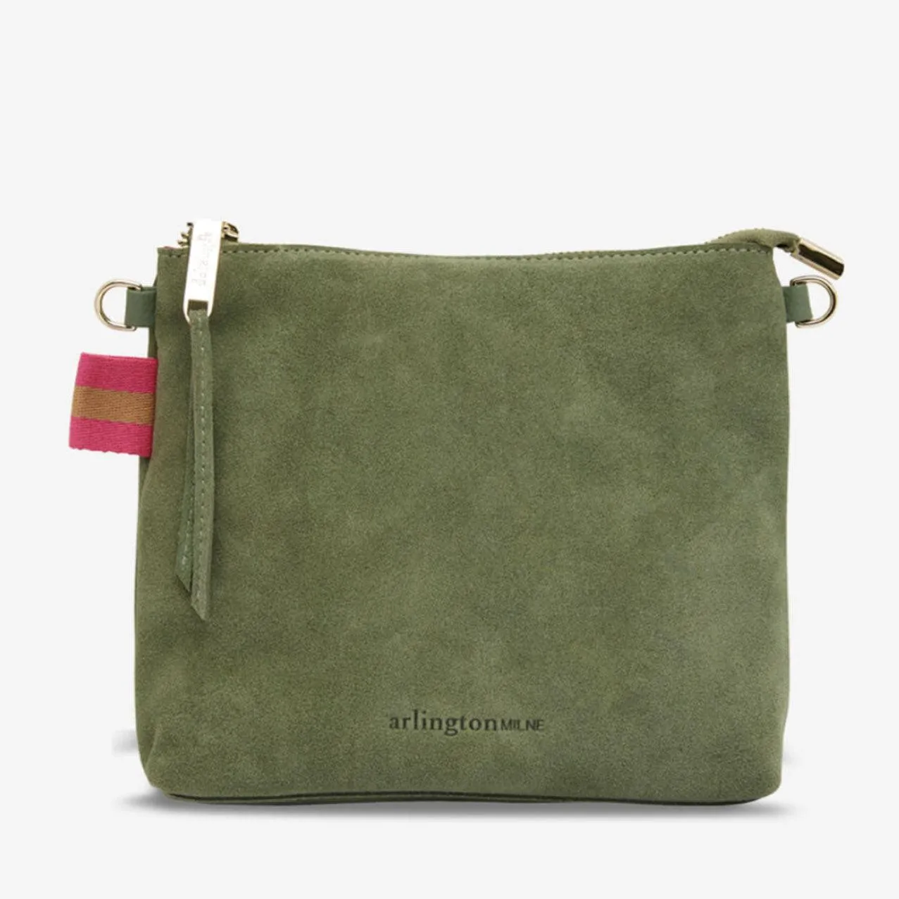 Alexis Crossbody | Sage Suede