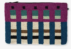 ANNABELLA Multicolored Beaded Clutch