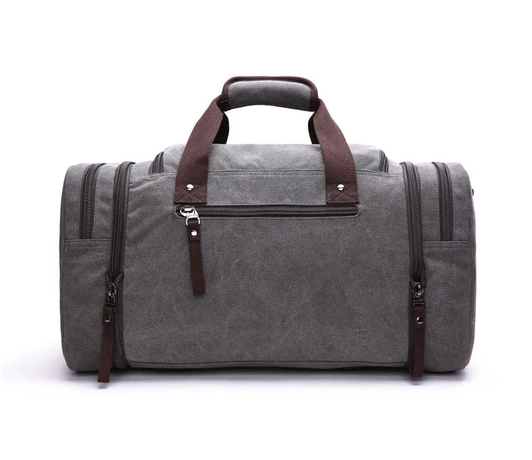 Casual Canvas Large Capacity Weekend Duffle Bags 8842