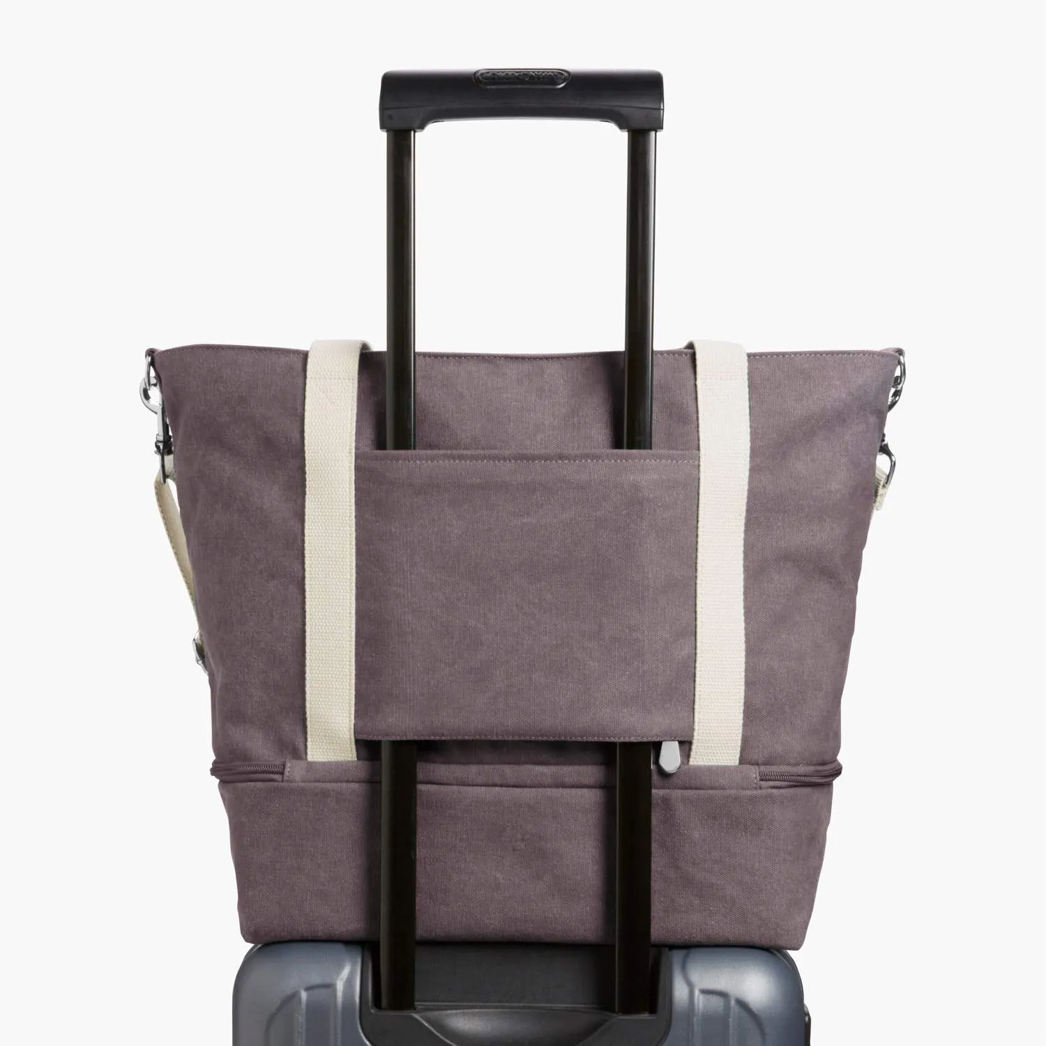 Catalina Deluxe Tote - Eco Friendly Canvas - Thistle