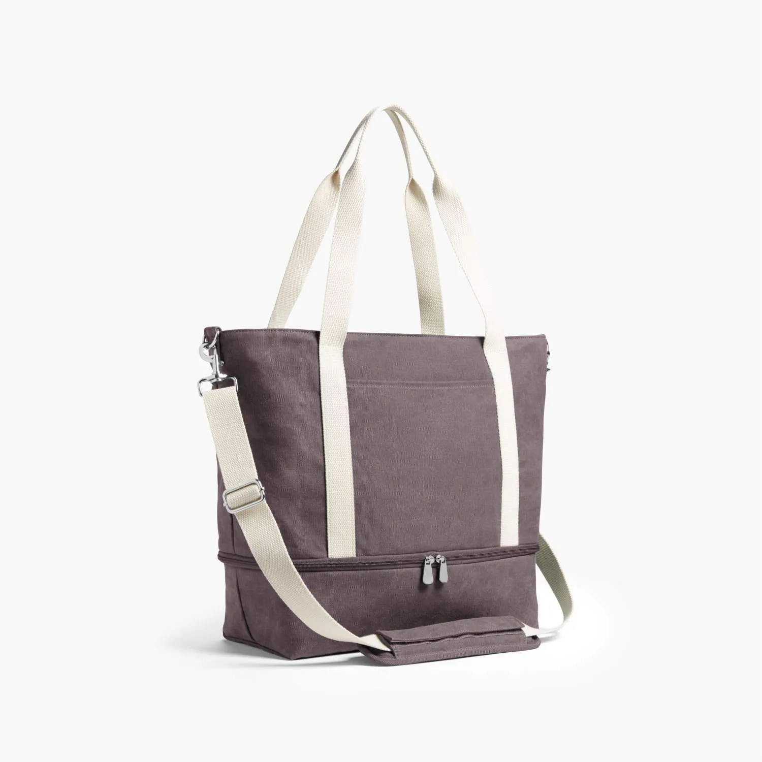 Catalina Deluxe Tote - Eco Friendly Canvas - Thistle