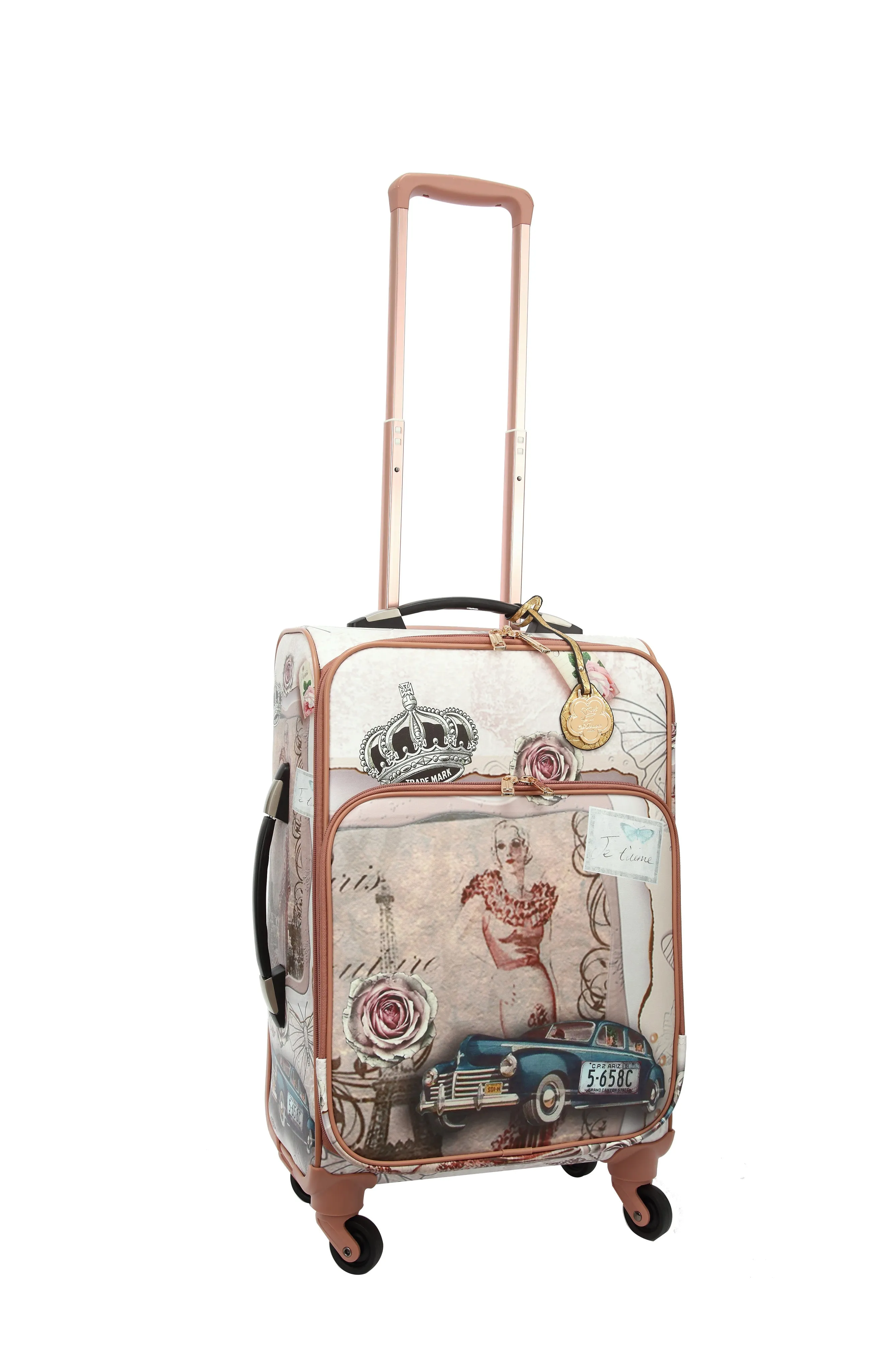 Center Stage Carry on Rolling Luggage