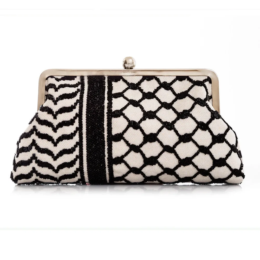 Classic Kaffieh Clutch