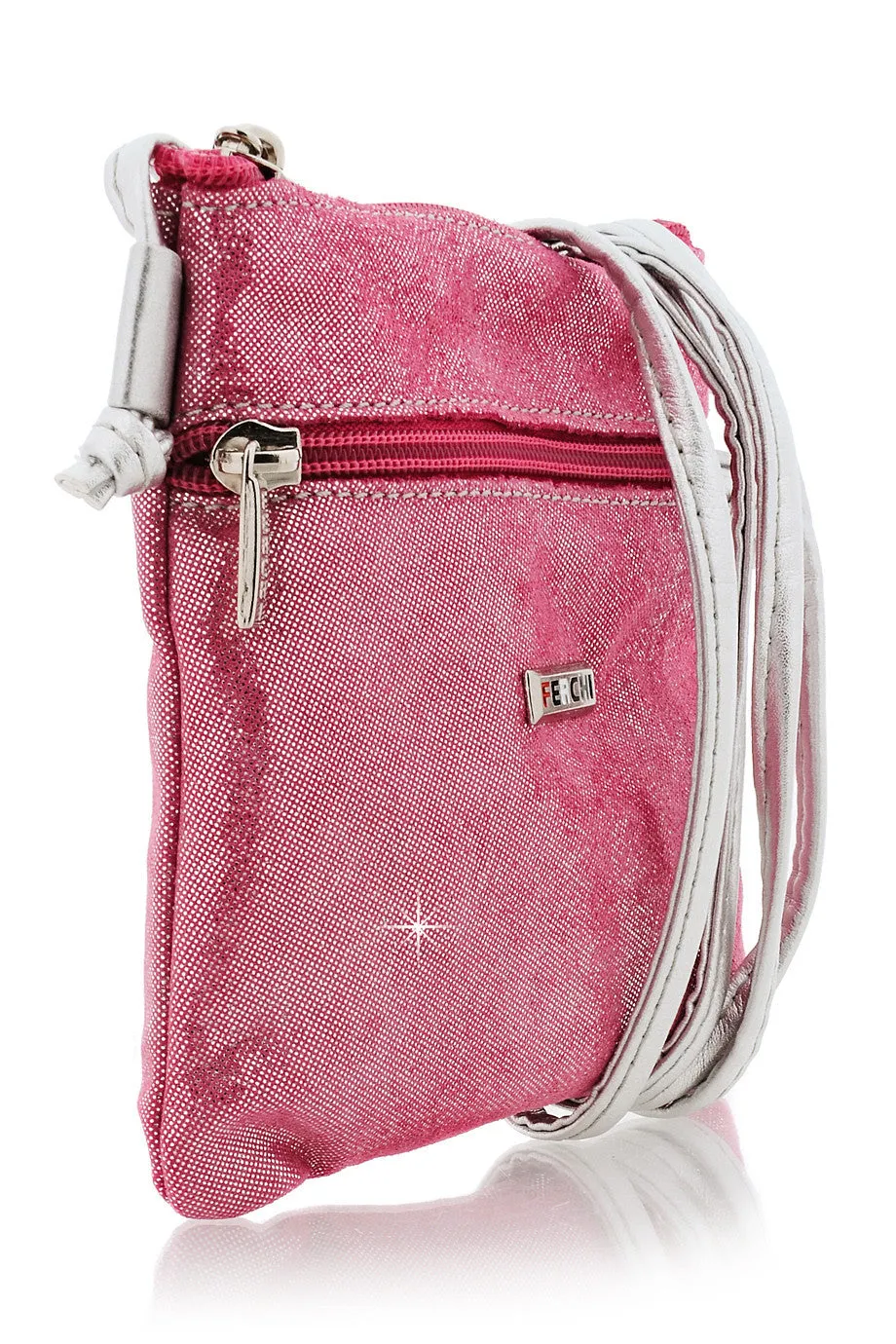 FERCHI MINI MADELINE Fuchsia Crossbody Bag