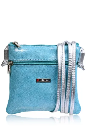 FERCHI MINI MADELINE Sky Blue Crossbody Bag