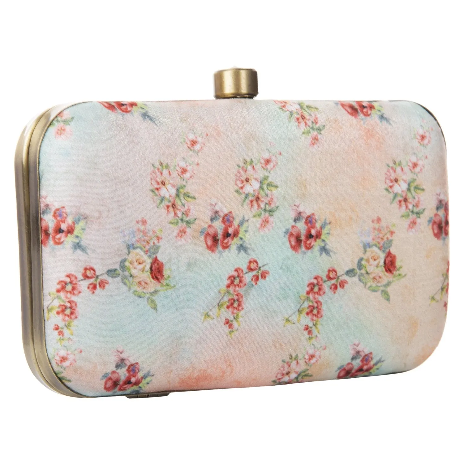 Floral Party Wedding Fancy Clutch Purse for Girls