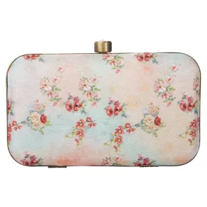 Floral Party Wedding Fancy Clutch Purse for Girls