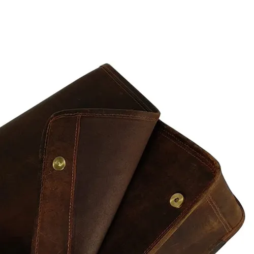 Grain Leather Messenger Bag