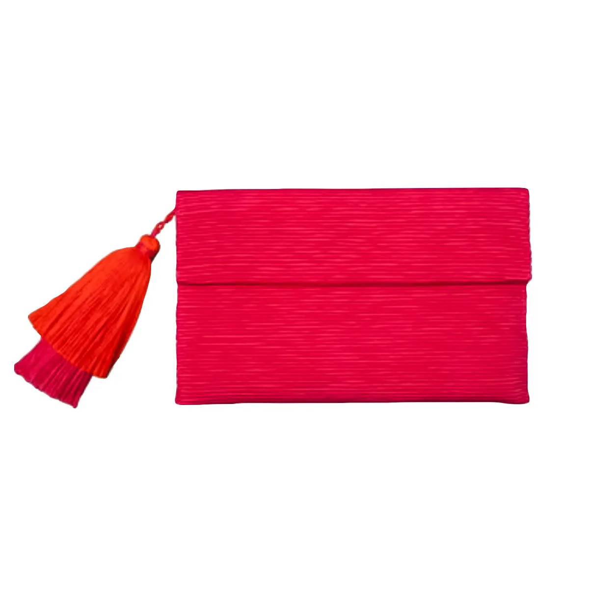 Hand Woven Tassel Clutch