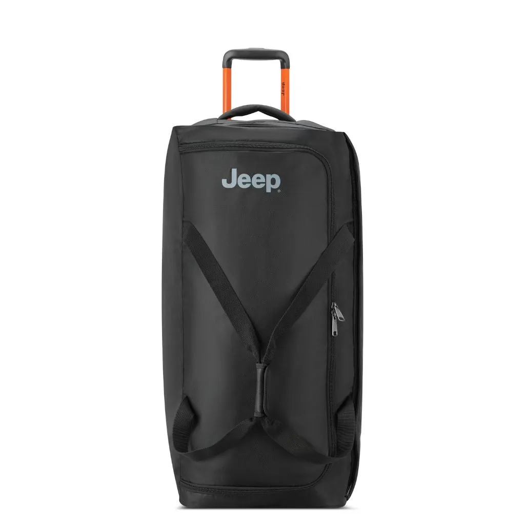 Jeep 83 cm Duel Wheel Lightweight Large Duffle Bag - Black