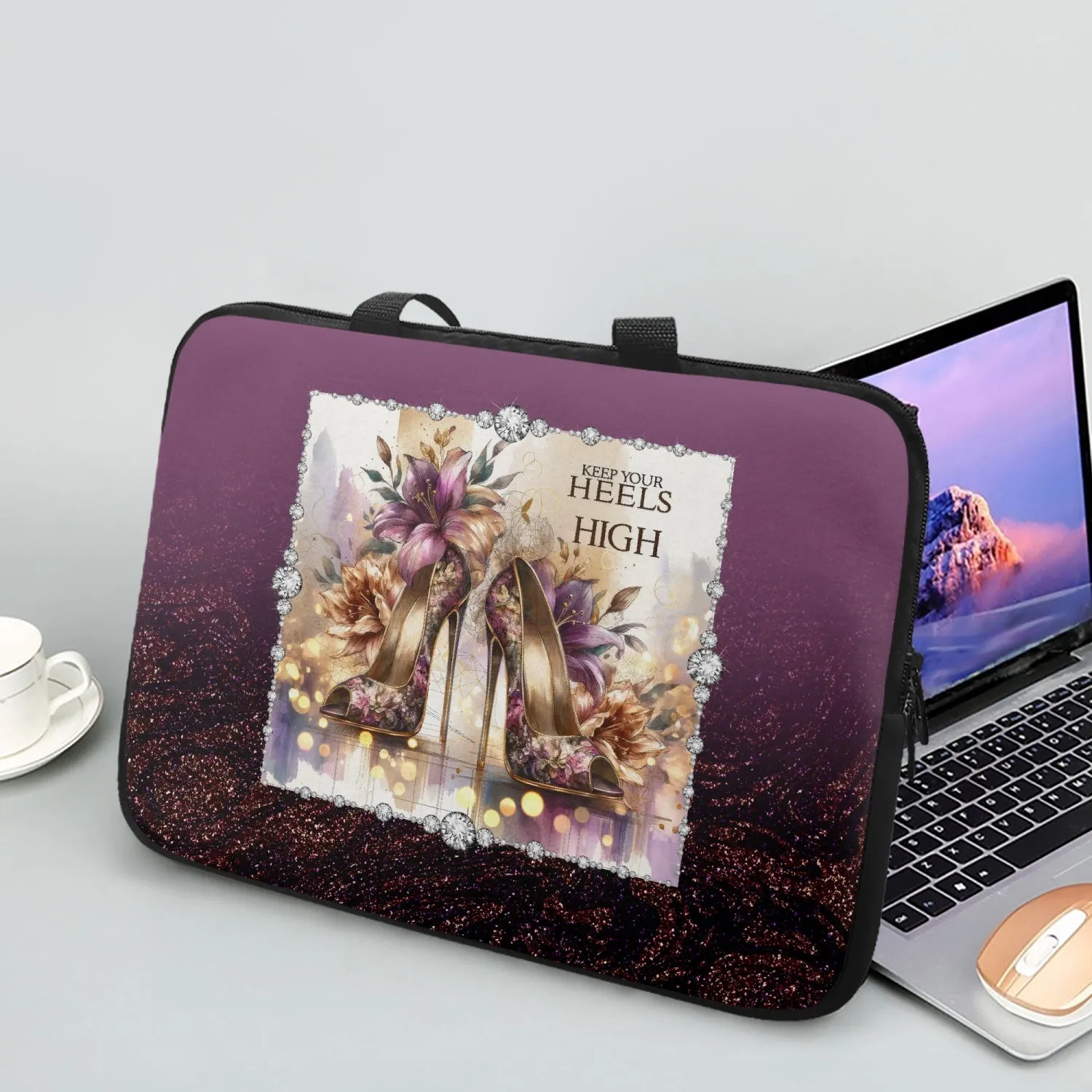 Laptop Sleeve With Handles - Heels