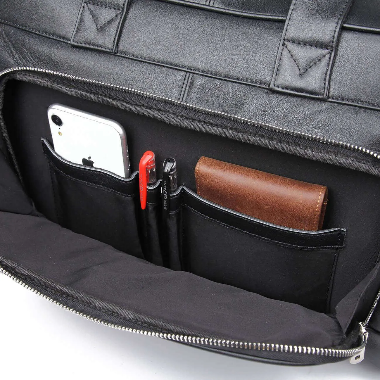 Large Leather Laptop Bag NZ - Perfect for Business Travel