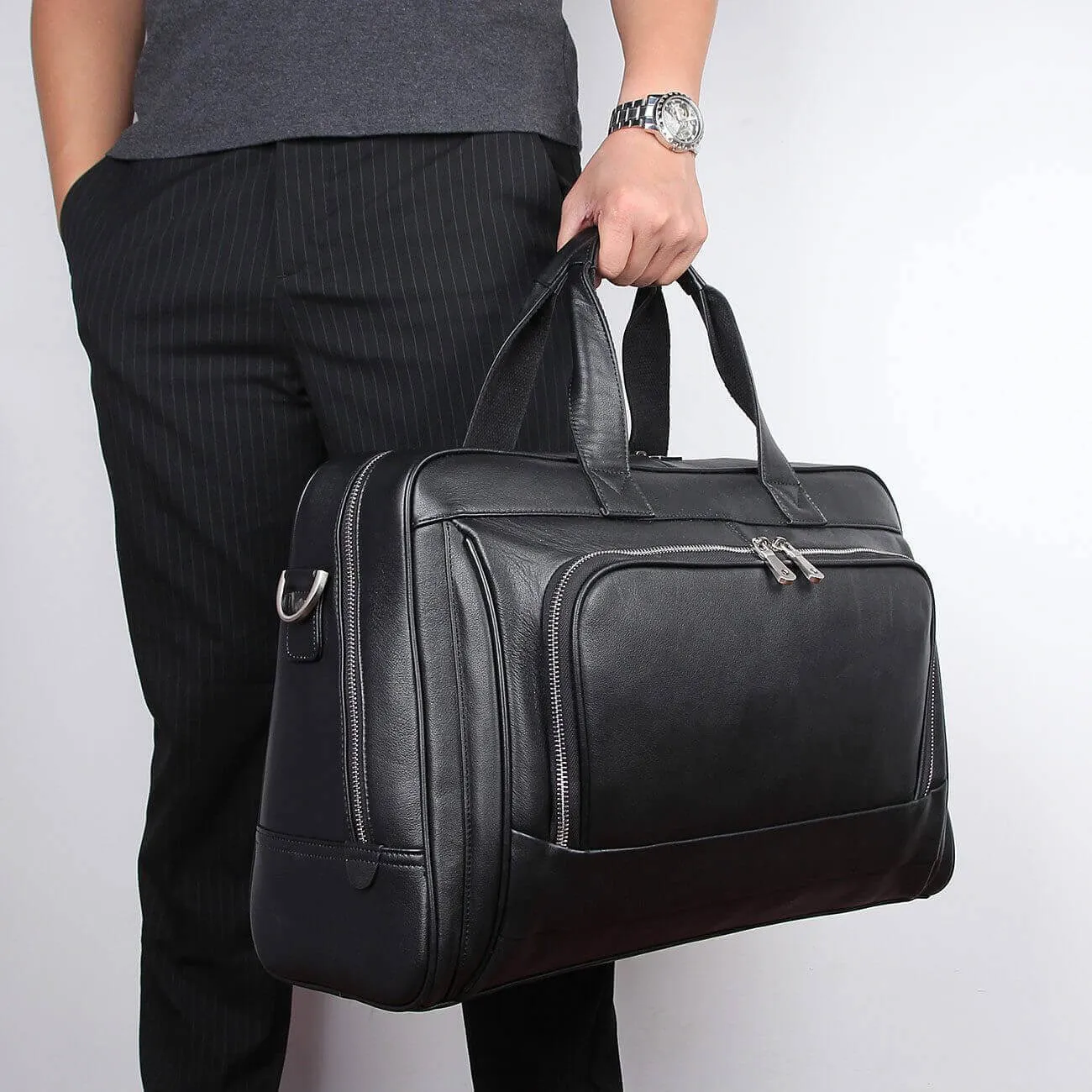 Large Leather Laptop Bag NZ - Perfect for Business Travel