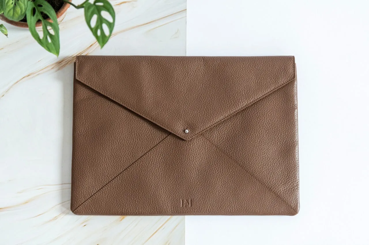 Le Mira 'The Origami' Genuine Leather Laptop Cover