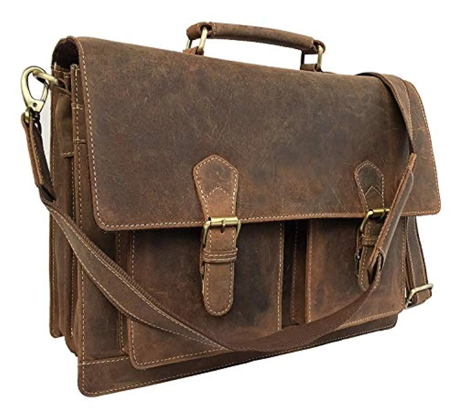 Leather Laptop Messenger Bag Vintage B07MCJ7CSC