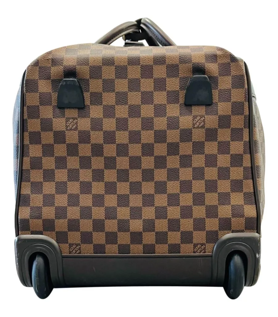 Louis Vuitton Damier Ebene Coated Canvas Eole Convertible Rolling Luggage Bag