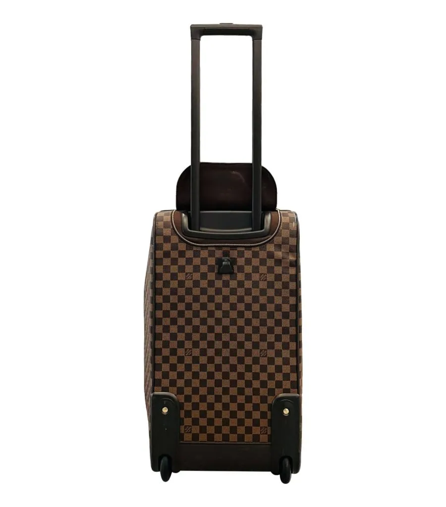 Louis Vuitton Damier Ebene Coated Canvas Eole Convertible Rolling Luggage Bag