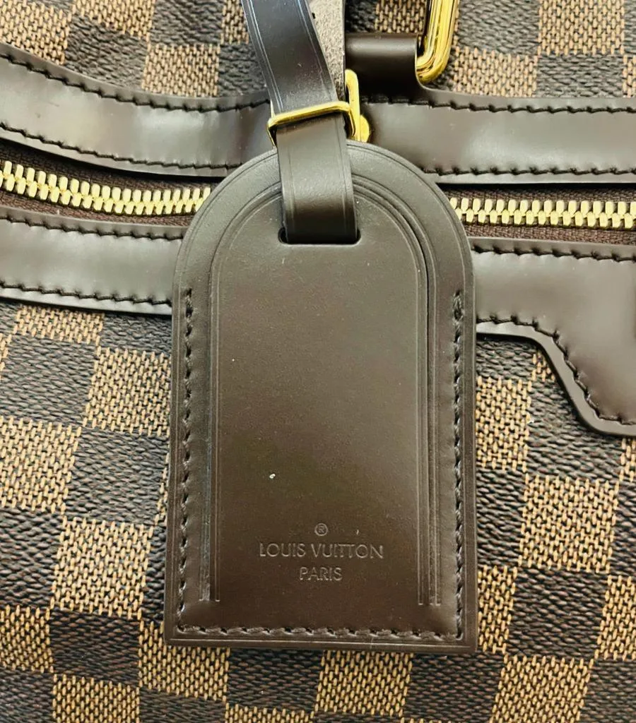 Louis Vuitton Damier Ebene Coated Canvas Eole Convertible Rolling Luggage Bag