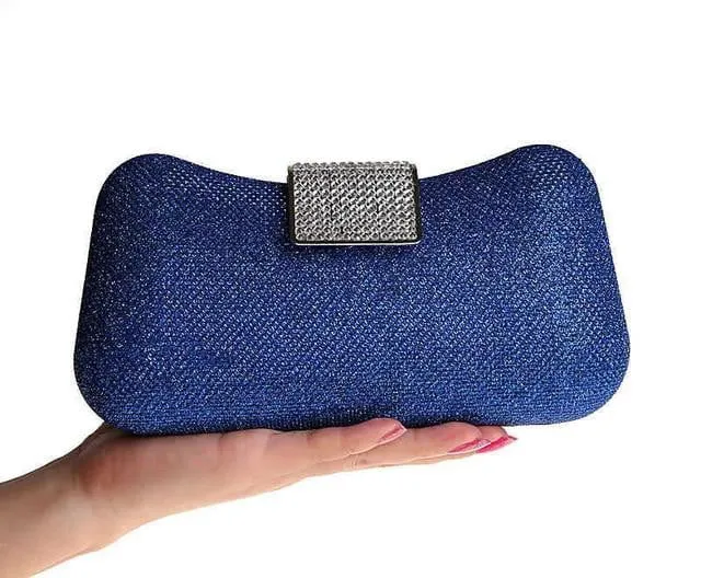 Luxy Moon Diamond Evening Bag Dumpling Shape Diamond Clutch