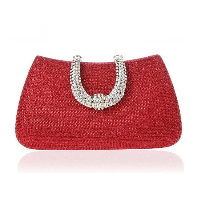 Luxy Moon Diamond Evening Bag Fashion Luxury Clutch