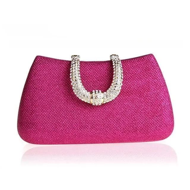 Luxy Moon Diamond Evening Bag Fashion Luxury Clutch