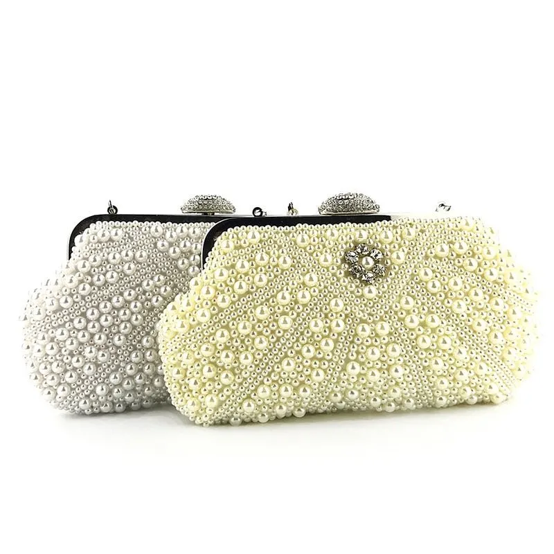 Luxy Moon Elegant Pearl Evening Handbags