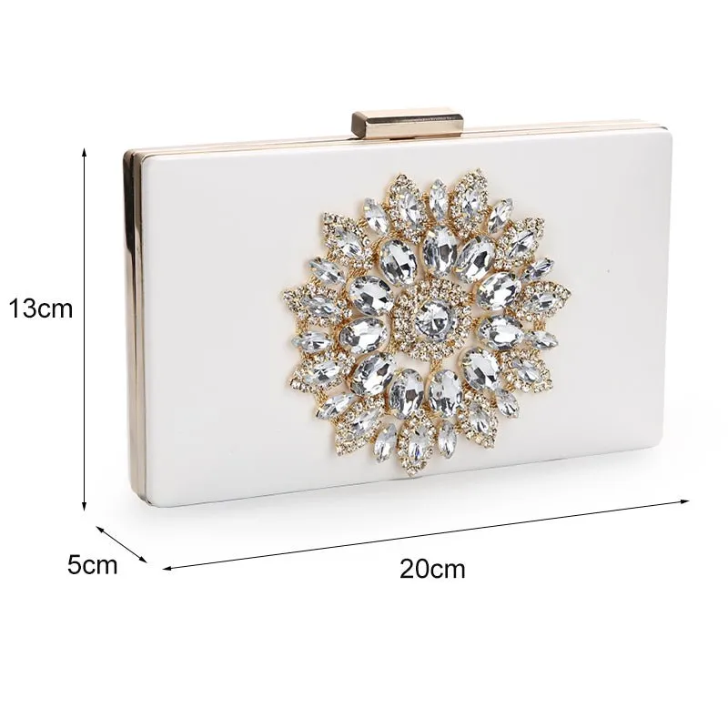 Luxy Moon Ladies Clutch Purses Crystal Crossbody Bags