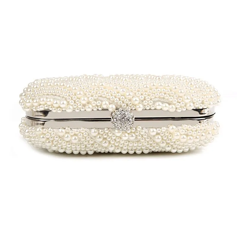 Luxy Moon Pearl Clutch Bags for Party Wedding