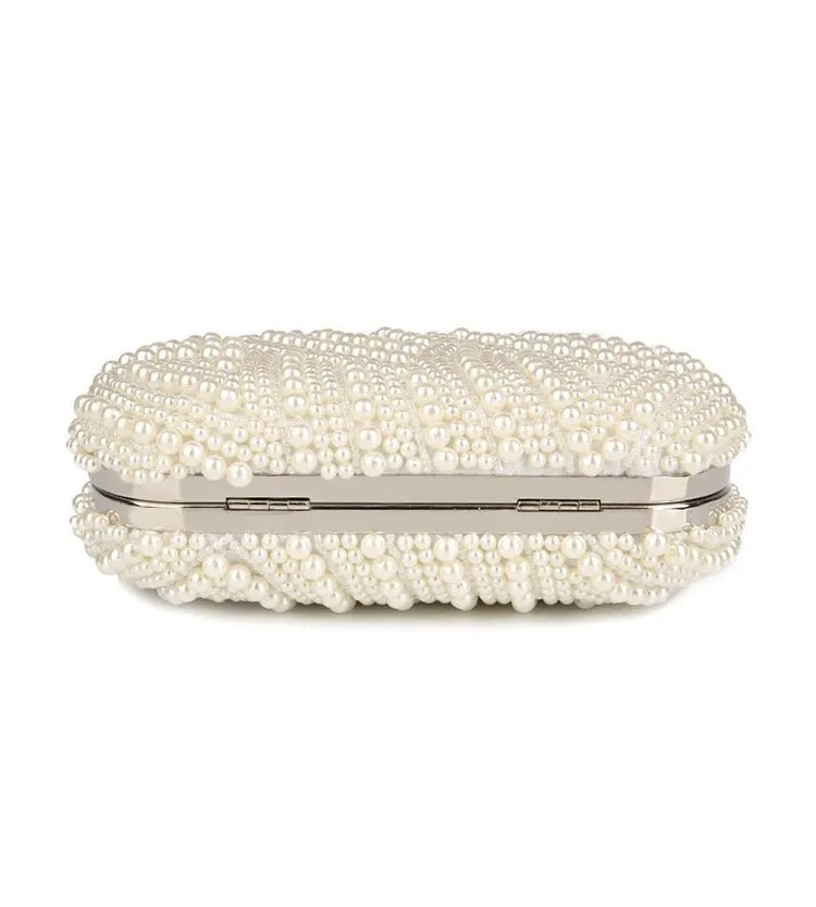 Luxy Moon Pearl Clutch Bags for Party Wedding