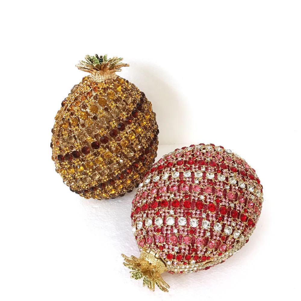 Luxy Moon Pineapple Party Clutch Cute Evening Bag