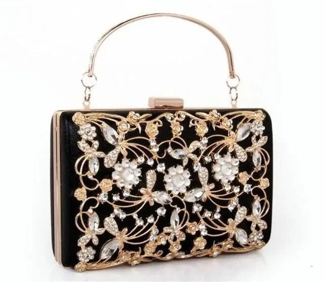 Luxy Moon Rhinestone Evening Bags Crystal Clutches