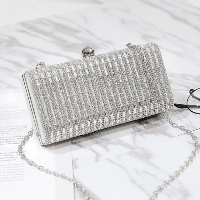 Luxy Moon Rhinestone Evening Bags Luxury Wedding Clutches