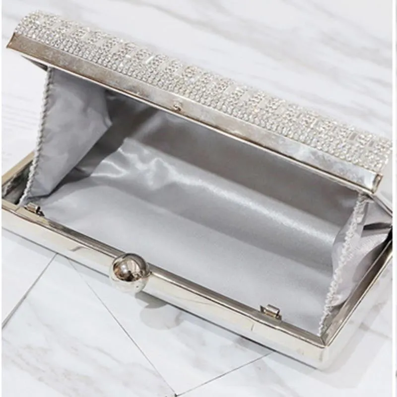 Luxy Moon Rhinestone Evening Bags Luxury Wedding Clutches