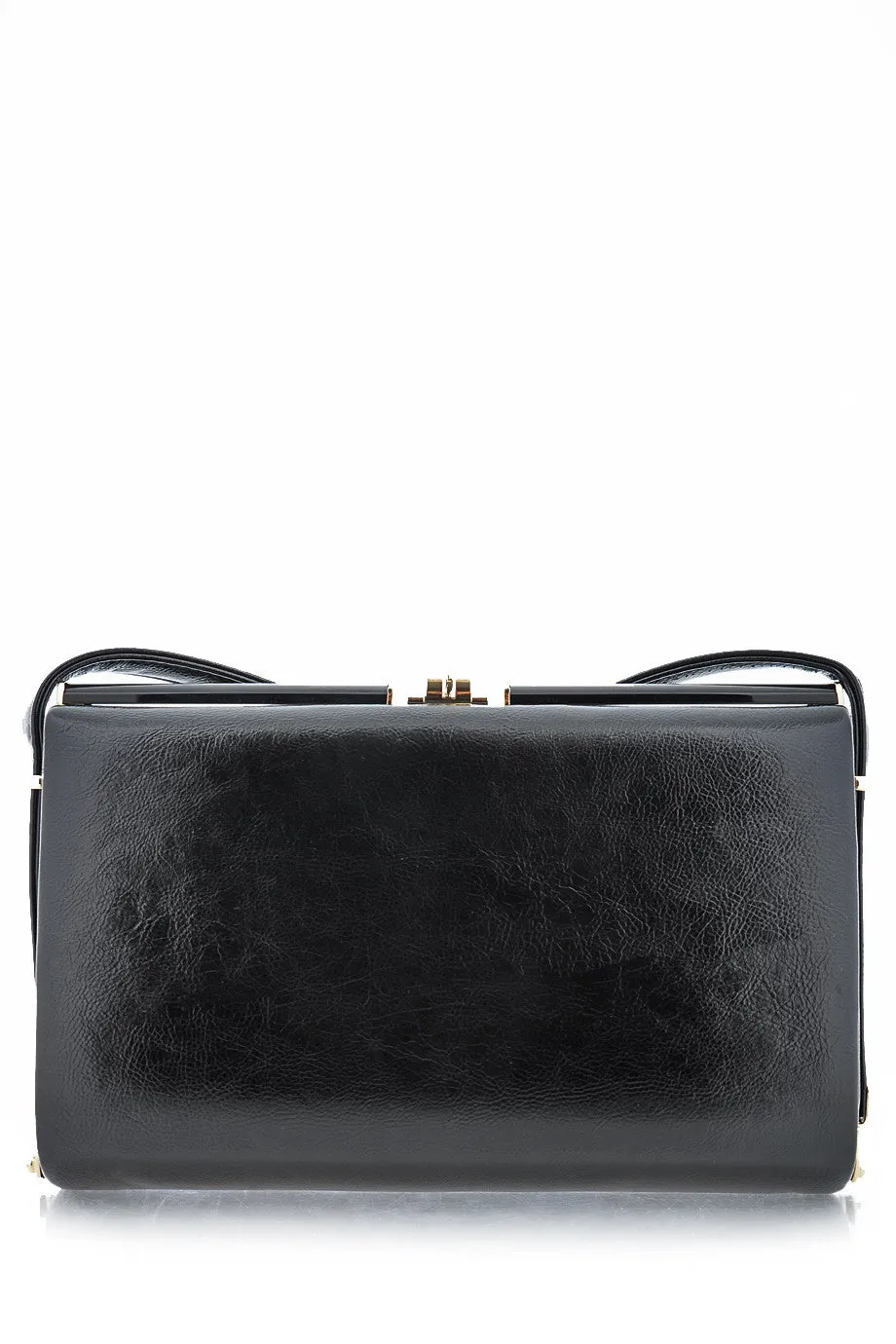 MELANY Black Leather Bag