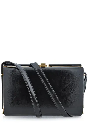 MELANY Black Leather Bag