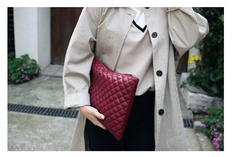 Pure Leather Stylish Clutches For Fashionable Ladyes