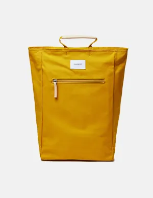 Sandqvist Tony Tote Bag (Canvas) - Yellow/Natural