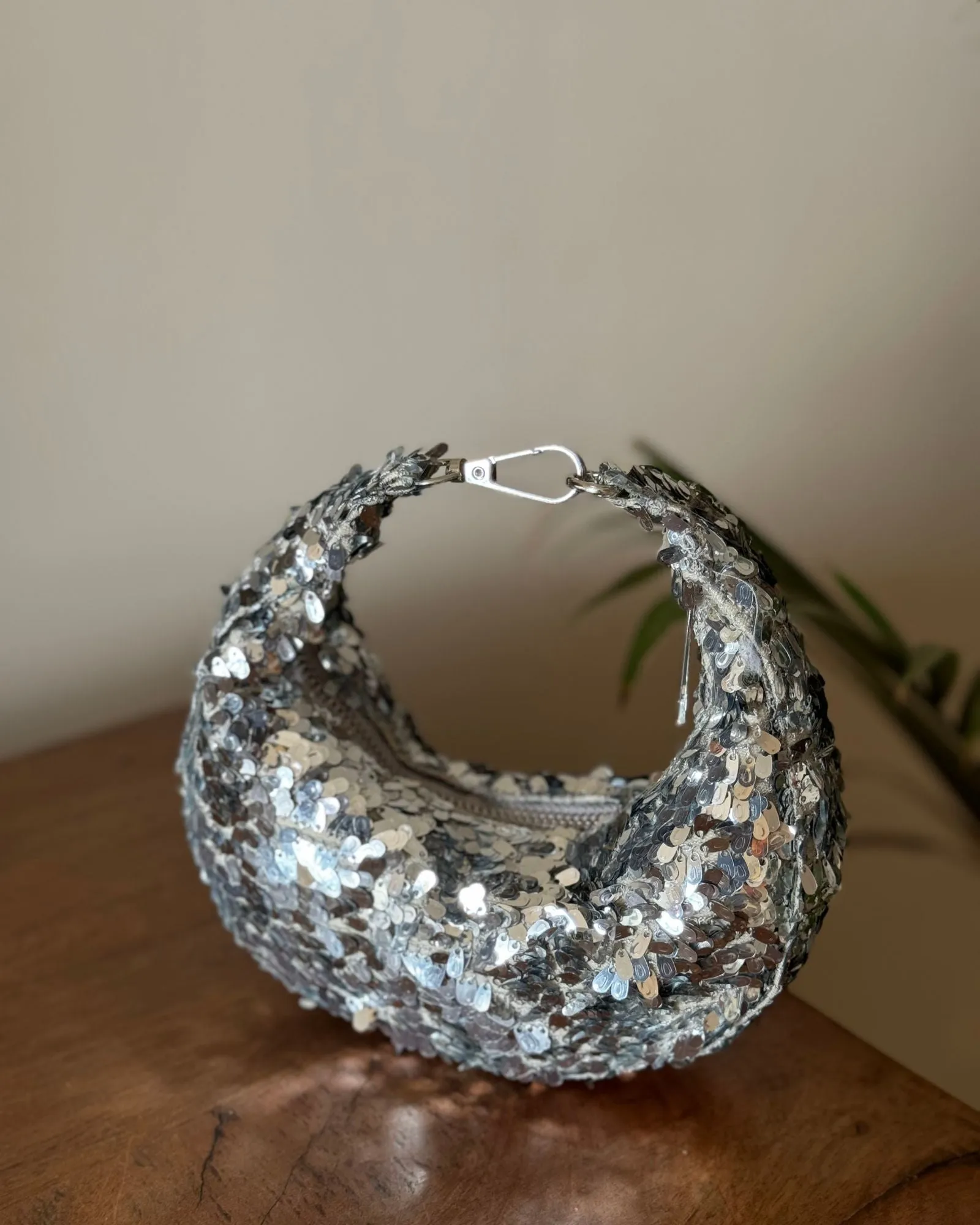 SEQUINNED CRESCENT MINI