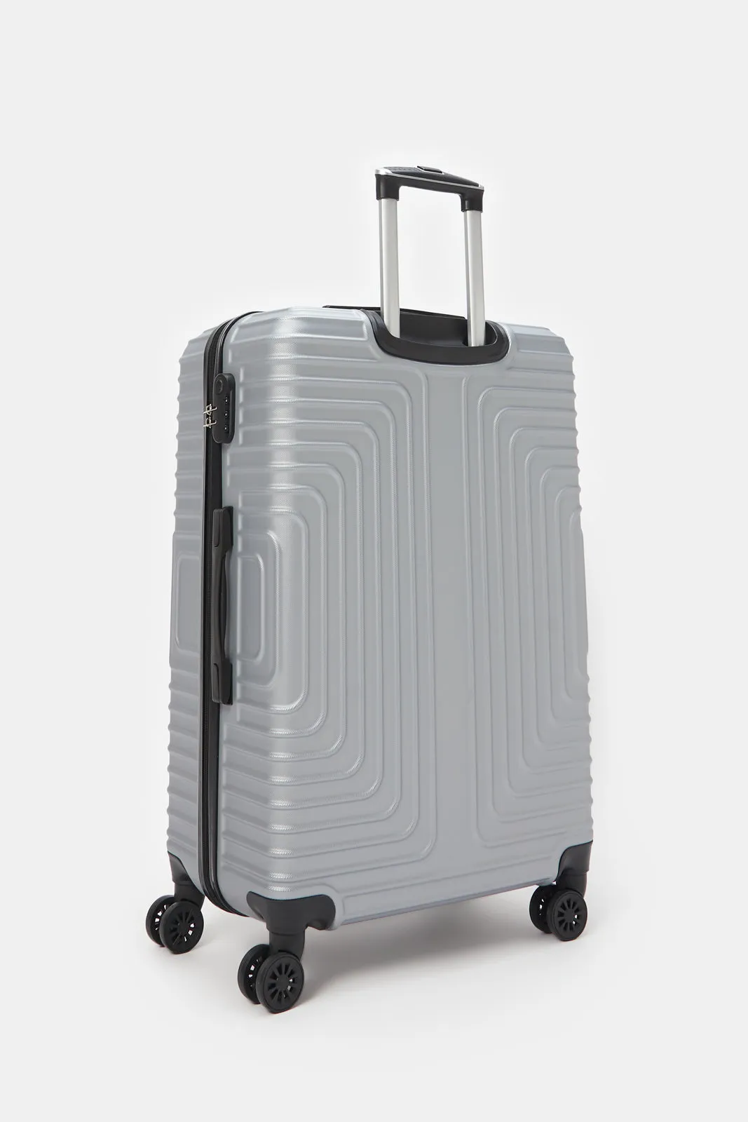 Silver Abs Trolley Luggage (24Inch)