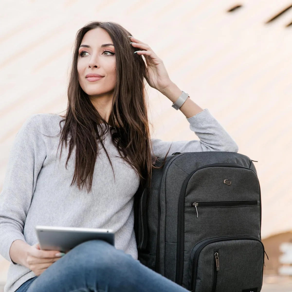 Solo New York Grand Travel TSA Backpack