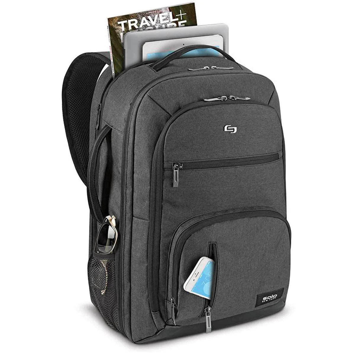 Solo New York Grand Travel TSA Backpack