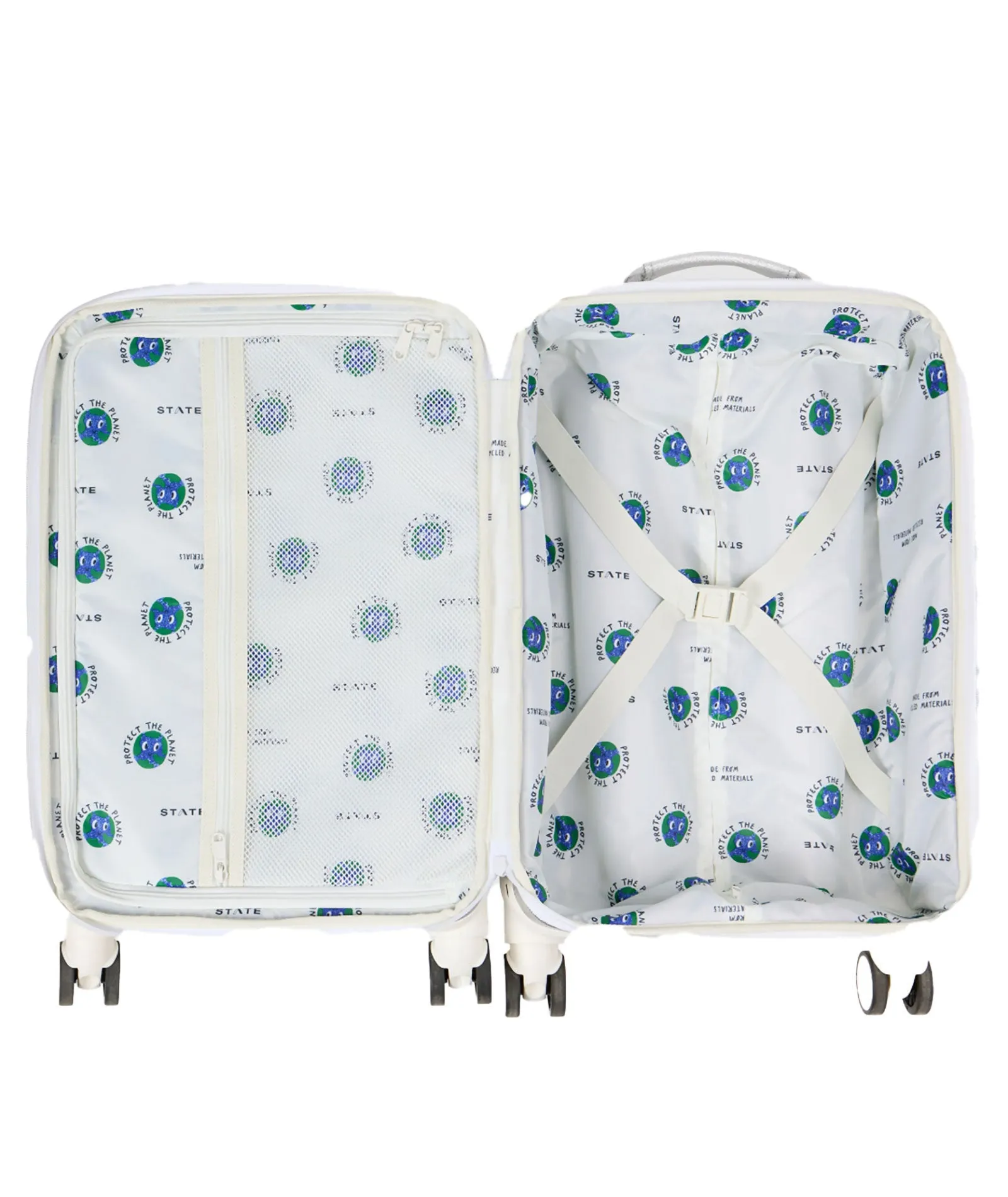 State Bags Logan Carry-On Suitcase 3D Daisies