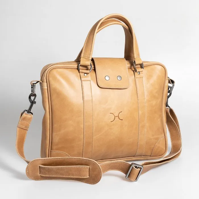 Thandana 15" Leather Laptop Bag